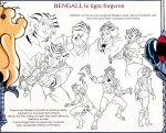Bengali French Encyclopedia character study