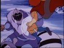 Lion-O and Snowman clash before becoming allies.
