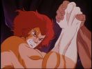 Lion-O wrestles a caveman for the 'Cats lost time capsule.